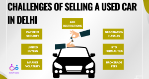 Challenges of Selling a Used Car in Delhi by https://www.halotrades.com/