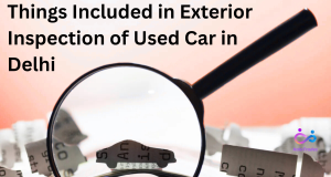 Things Included in Exterior Inspection of Used Car in Delhi by https://www.halotrades.com/